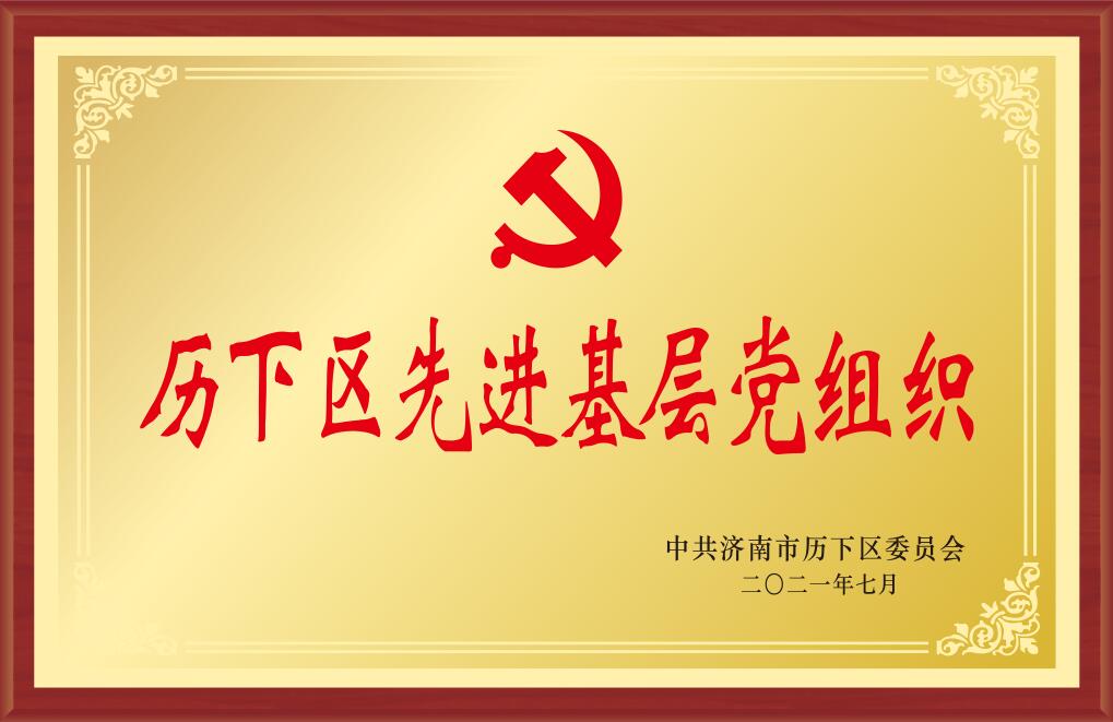 2021年濟南市歷下區先進基層黨組織